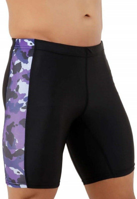 never lose Solid, Printed Men Purple, Black Sports Shorts