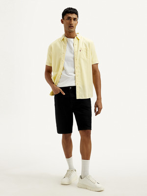 LEVI'S Solid Men Black Casual Shorts