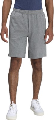 PUMA Solid Men Grey Basic Shorts