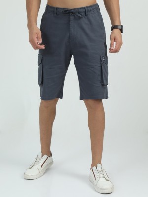 Bellaciao Clothings Co Solid Men Blue Cargo Shorts