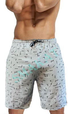 SMAKAT Printed Men Grey Regular Shorts