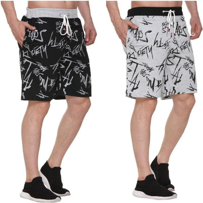 S.L. Madhok Printed Men Multicolor Regular Shorts