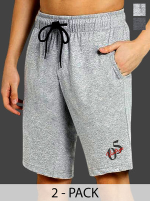 Moda Rapido Solid Men Black Regular Shorts