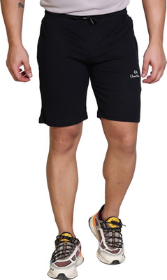Classic Martino Solid Men Black Regular Shorts