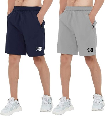 JERKYN Solid Men Multicolor Sports Shorts