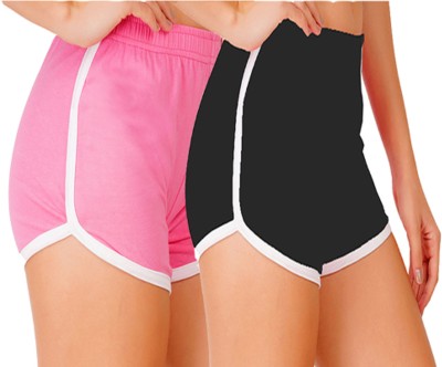 Blacktail Printed Women Black, Pink Boxer Shorts