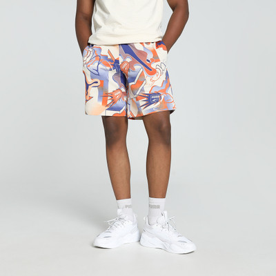 PUMA Printed Men Multicolor Casual Shorts