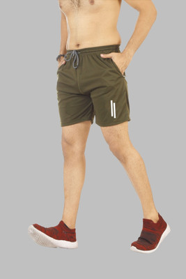 FARSH Solid Men Brown Regular Shorts