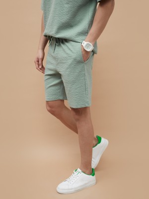 CODE by Lifestyle Solid Men Grey Casual Shorts