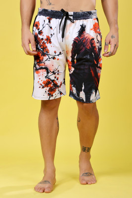 PINCH ELEVEN Graphic Print Men Multicolor Regular Shorts
