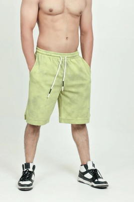 The Falcon Sports Solid Men Green Regular Shorts