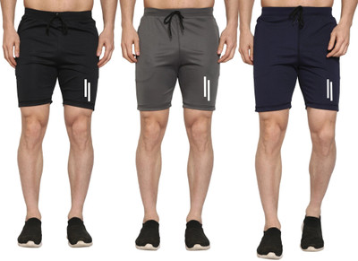 FARSH Solid Men Multicolor Casual Shorts
