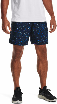 UNDER ARMOUR Printed Men Blue Regular Shorts