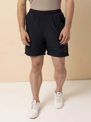 Status Quo Solid Men Blue Regular Shorts