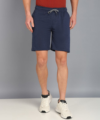 METRONAUT Men's Solid Regular Short Solid Men Dark Blue Regular Shorts