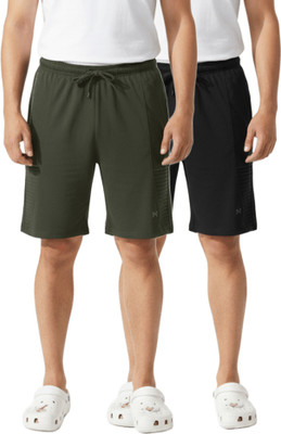Force NXT Solid Men Multicolor Casual Shorts
