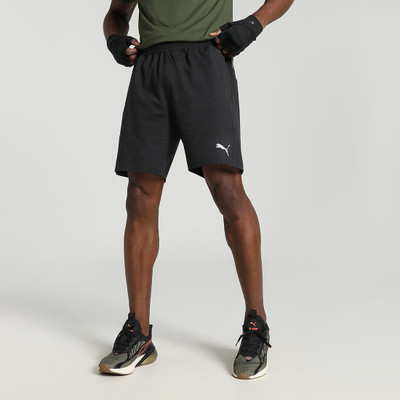 PUMA Printed Men Black Basic Shorts