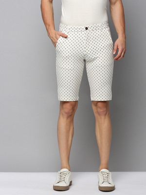 SHOWOFFFF Printed Men Beige Regular Shorts