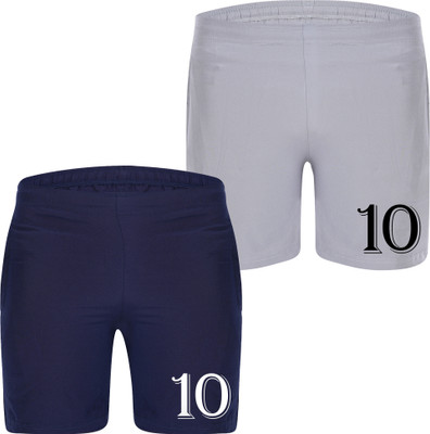 Teeglee Printed Men Blue, Grey Casual Shorts
