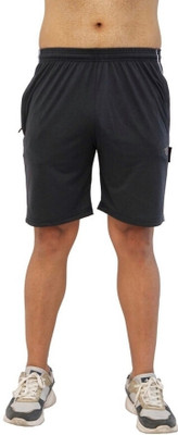 Texfro Solid Men Reversible Dark Blue Casual Shorts