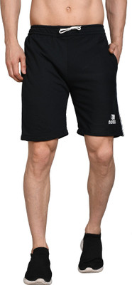 nomKLER Solid Men Dark Green Sports Shorts
