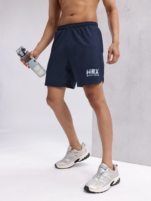 HRX by Hrithik Roshan Solid Men Blue Sports Shorts