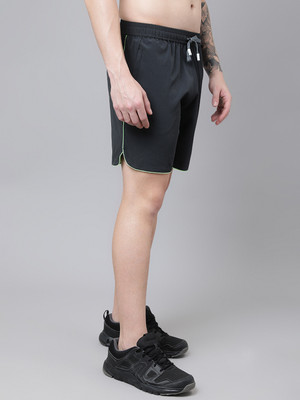 DPassion Solid Men Grey Regular Shorts