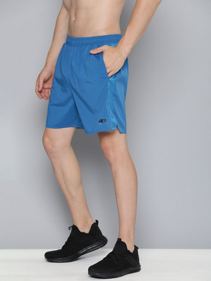 HRX by Hrithik Roshan Solid Men Blue Sports Shorts