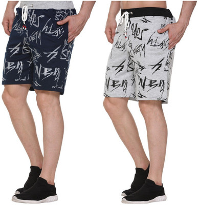 S.L. Madhok Printed Men Multicolor Regular Shorts