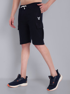 Go Devil Solid Men Black Boxer Shorts
