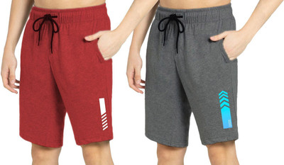 Kartblack Graphic Print Men Multicolor Basic Shorts