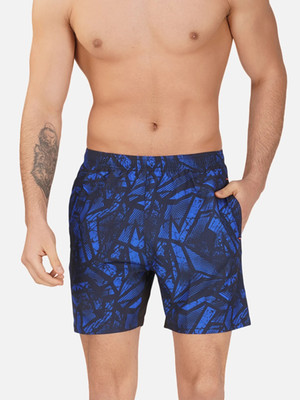 never lose Printed Men Blue Board/Swim Shorts