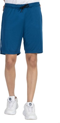 ABZJOGG Self Design Men Blue Sports Shorts