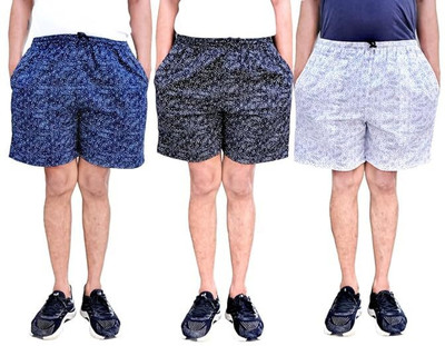 AWALA FASHION Checkered Men Multicolor Basic Shorts