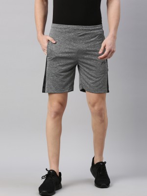 PROLINE Solid Men Grey Regular Shorts