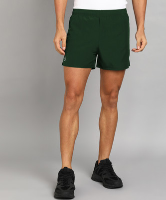 Moda Rapido Solid Men Dark Green Regular Shorts