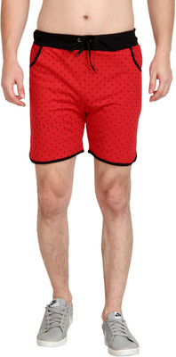 MYO Printed Men Red Casual Shorts
