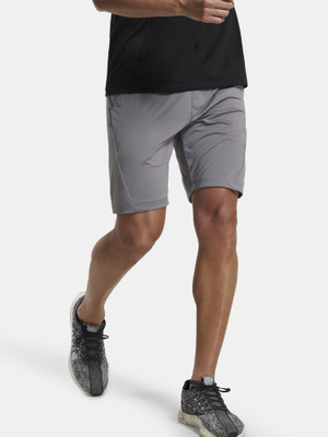 JOCKEY Solid Men Grey Sports Shorts