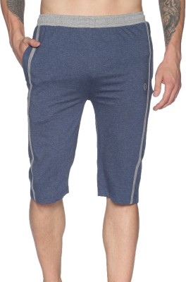 Dollar Solid Men Blue Bermuda Shorts