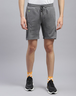 MONTE CARLO Solid Men Grey Sports Shorts