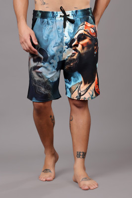 Flirty Soul Printed Men Multicolor Regular Shorts