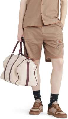 RARE RABBIT Solid Men Brown Casual Shorts