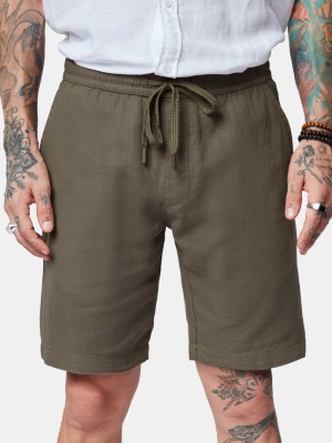 The Souled Store Solid Men Grey Regular Shorts