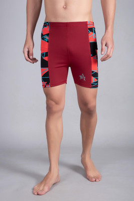 UllasPemium ULSP2-SWI-512 Printed, Solid Men Swimsuit