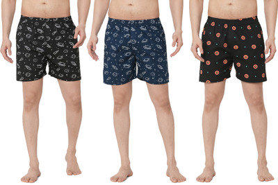 Anlon Printed Men Multicolor Boxer Shorts