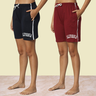 ZEPPI Printed Women Multicolor Casual Shorts