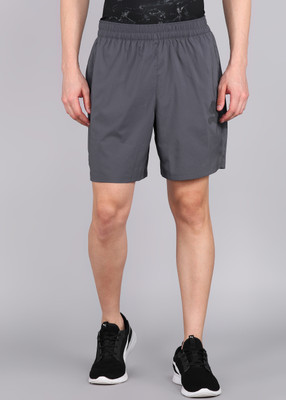 PUMA Solid Men Grey Sports Shorts