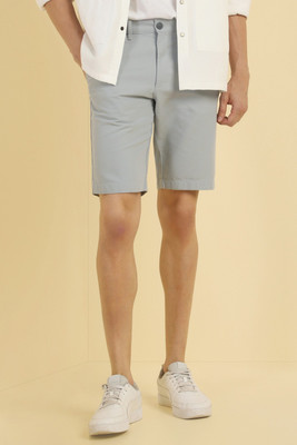 Allen Solly Solid Men Grey Casual Shorts