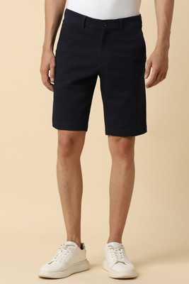 Allen Solly Solid Men Blue Regular Shorts