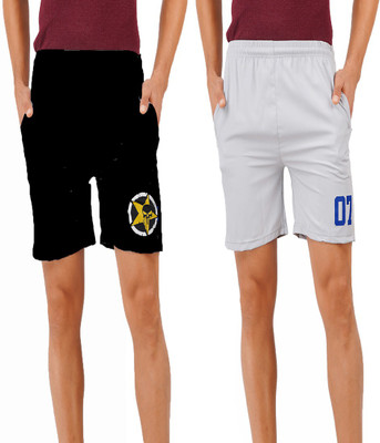 Blacktail Solid Men Multicolor Regular Shorts